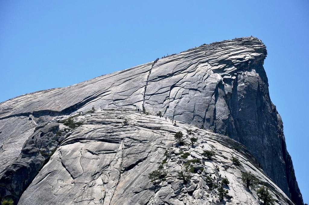 Half Dome Cables from the east