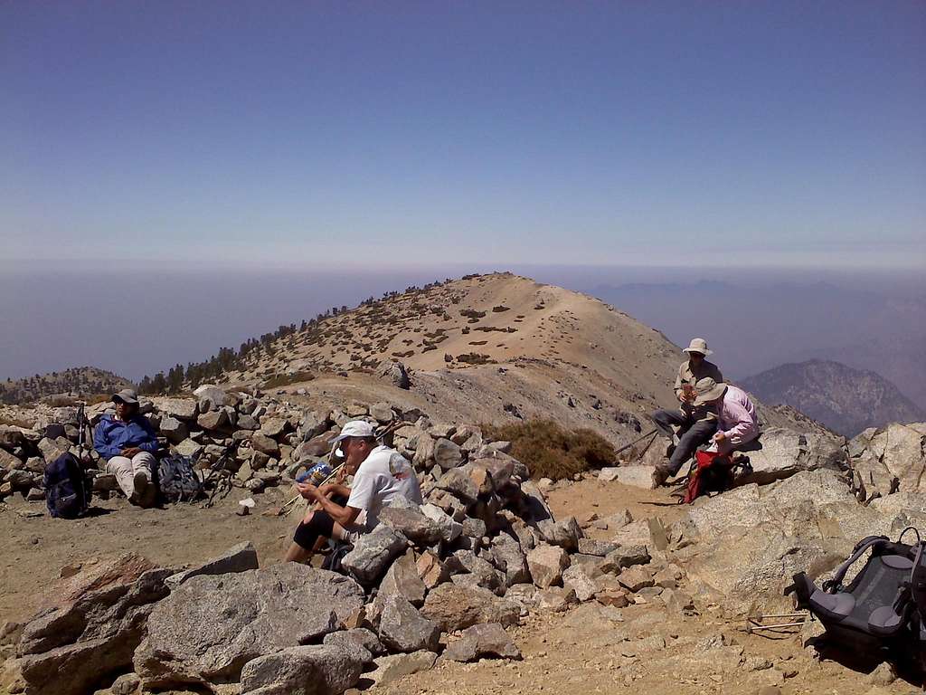 View of West Baldy from Mt. Baldy