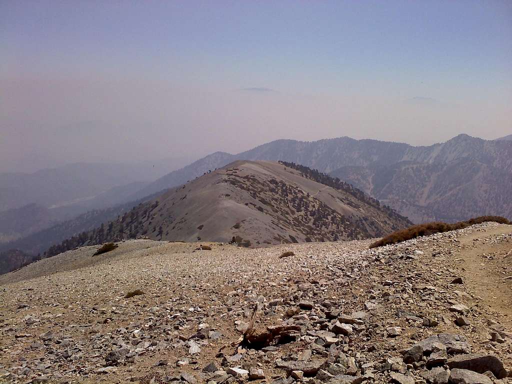 Mt. Harwood seen from Mt. Baldy