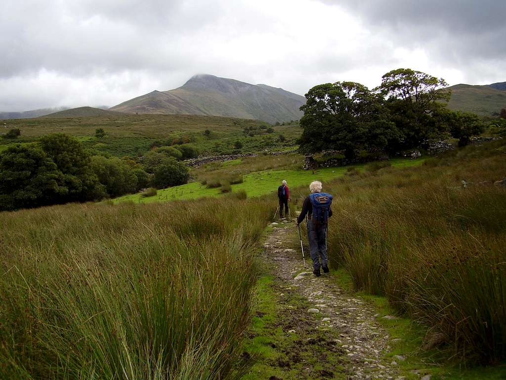On the trail from Bethesda to the Carneddau