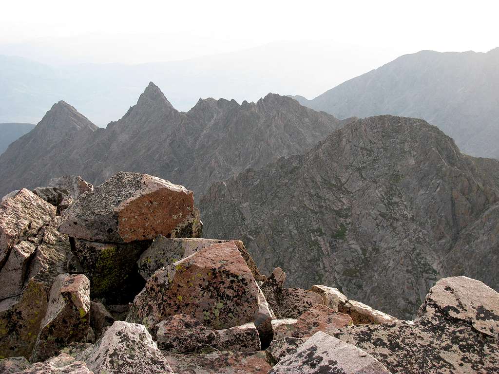Peak R, S, T from summit