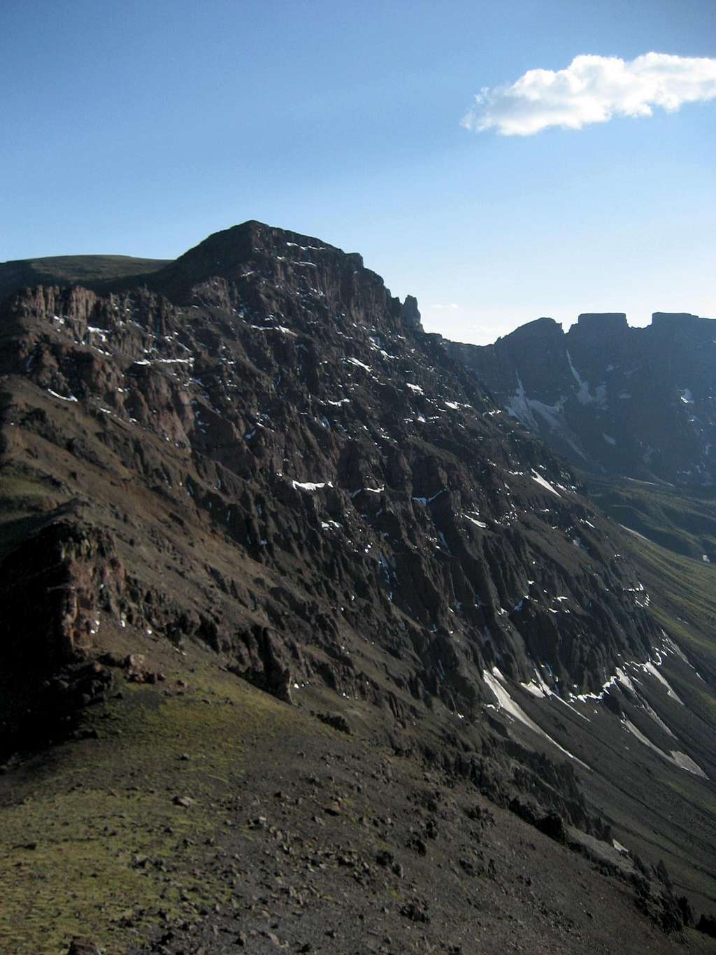 Crag Peak north face