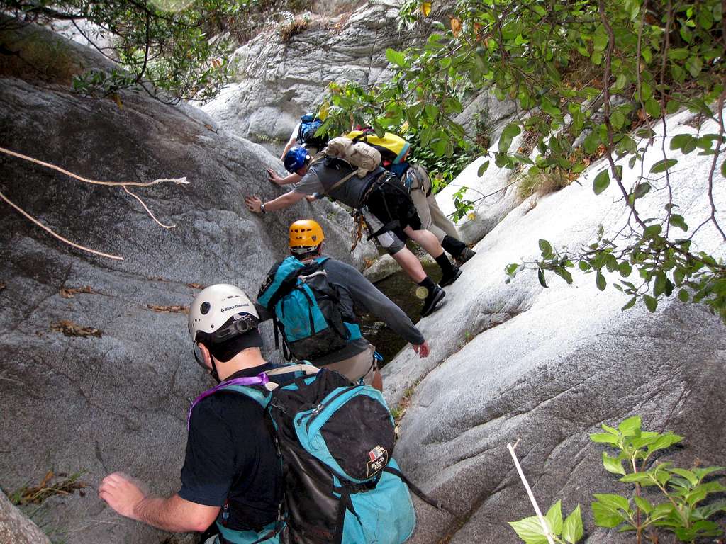 Begin Descent of Little Santa Anita Canyon