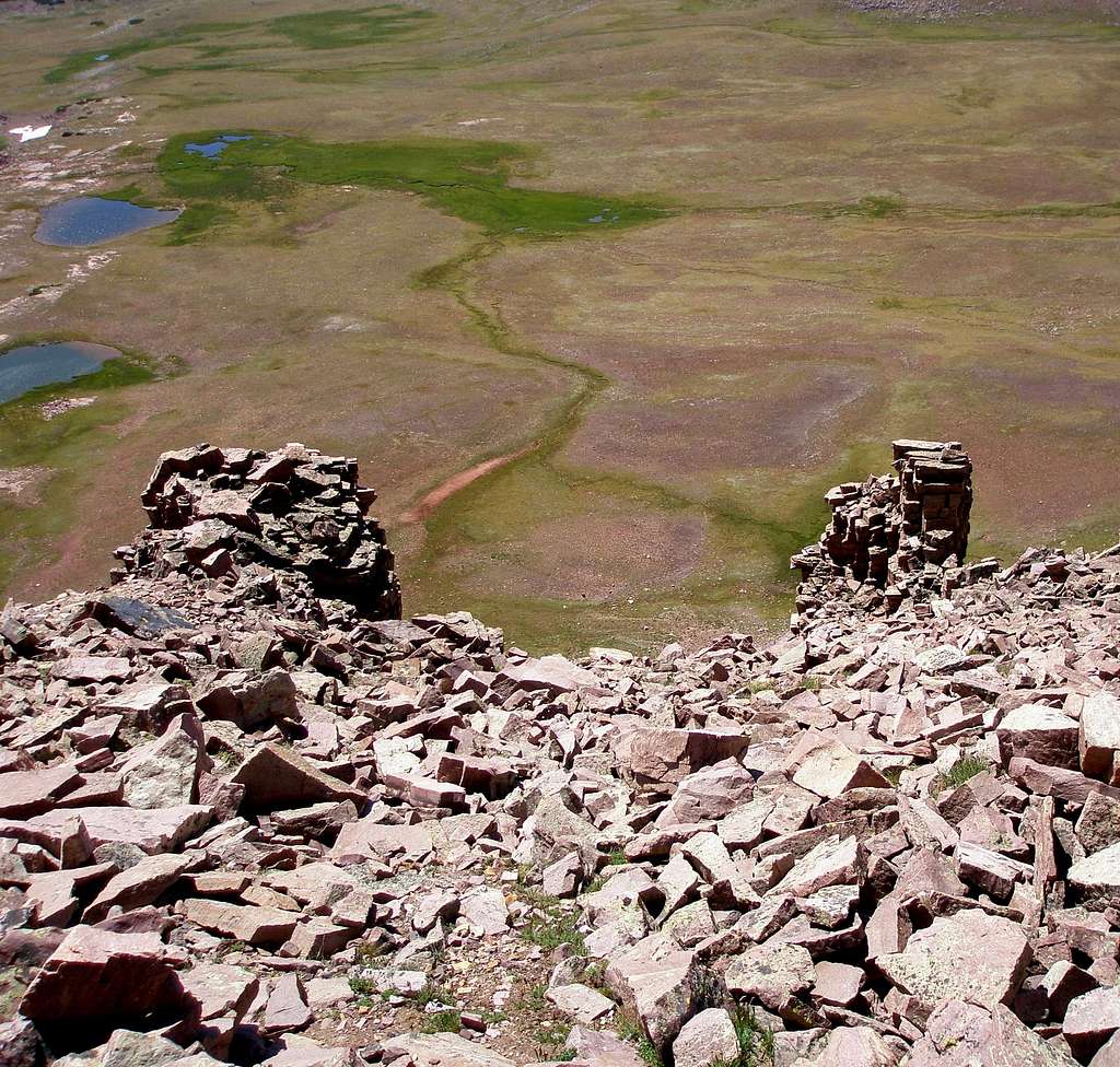 NW ridge of Mount Lovenia
