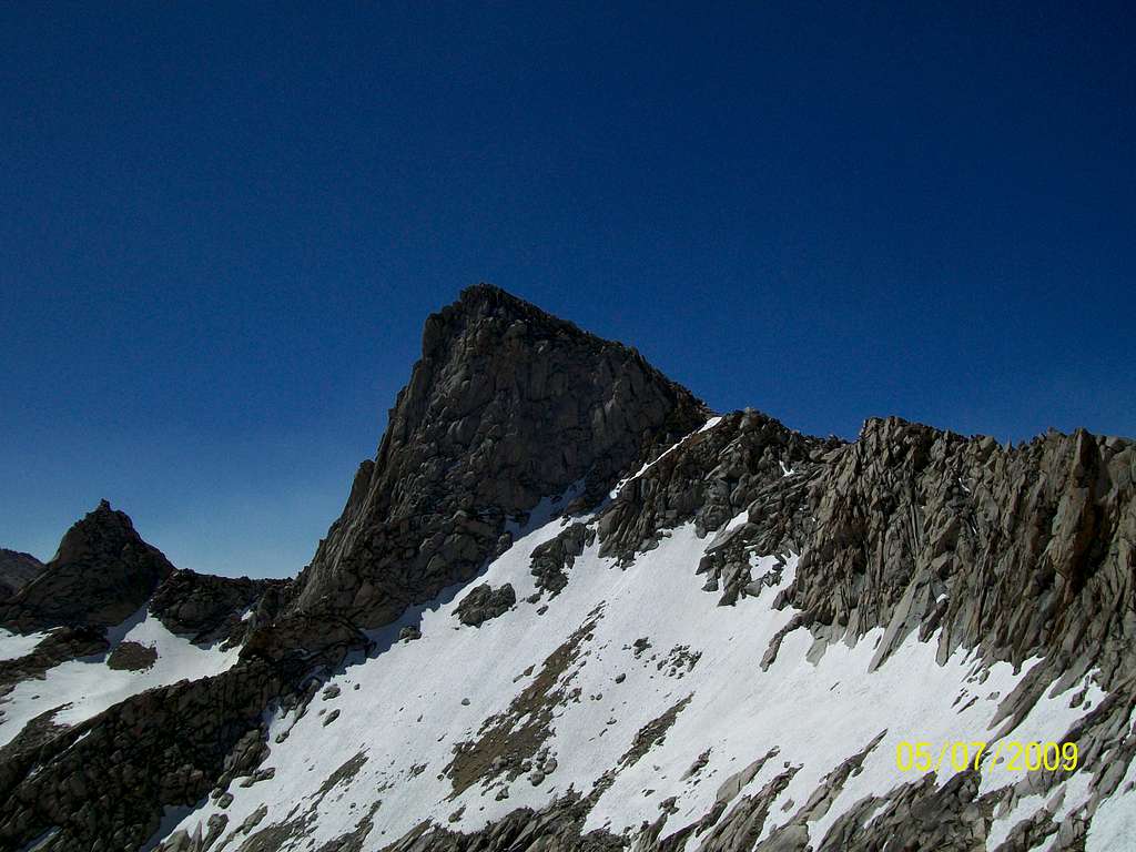 Sawtooth Peak and its ridge