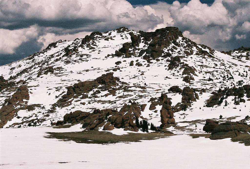 Bison Peak Summit Plateau
