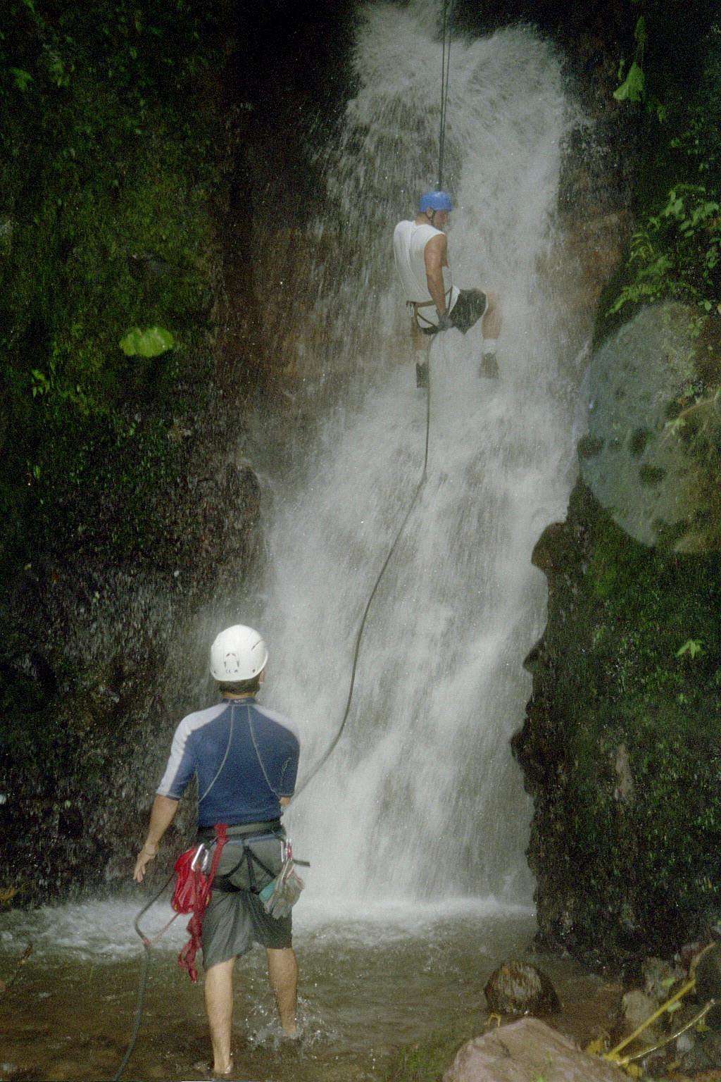 Rappelling Waterfalls in Costa Rica