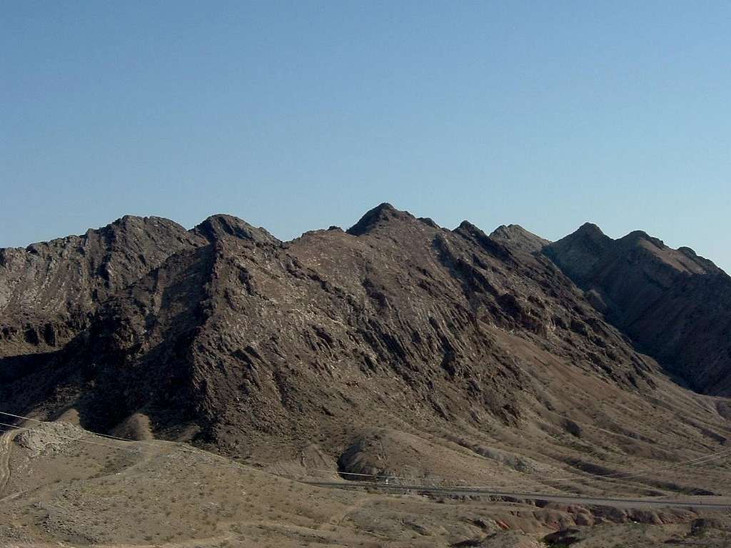 Hills on North Side of Lake Mead Blvd