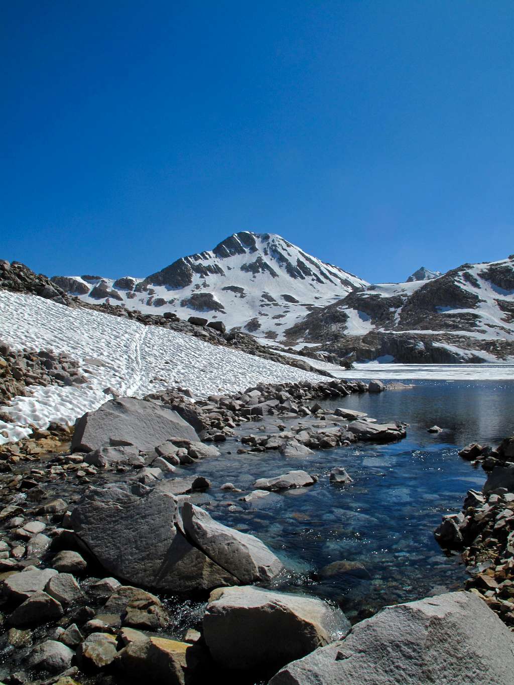 Mount Solomons from the Helen Lake outlet