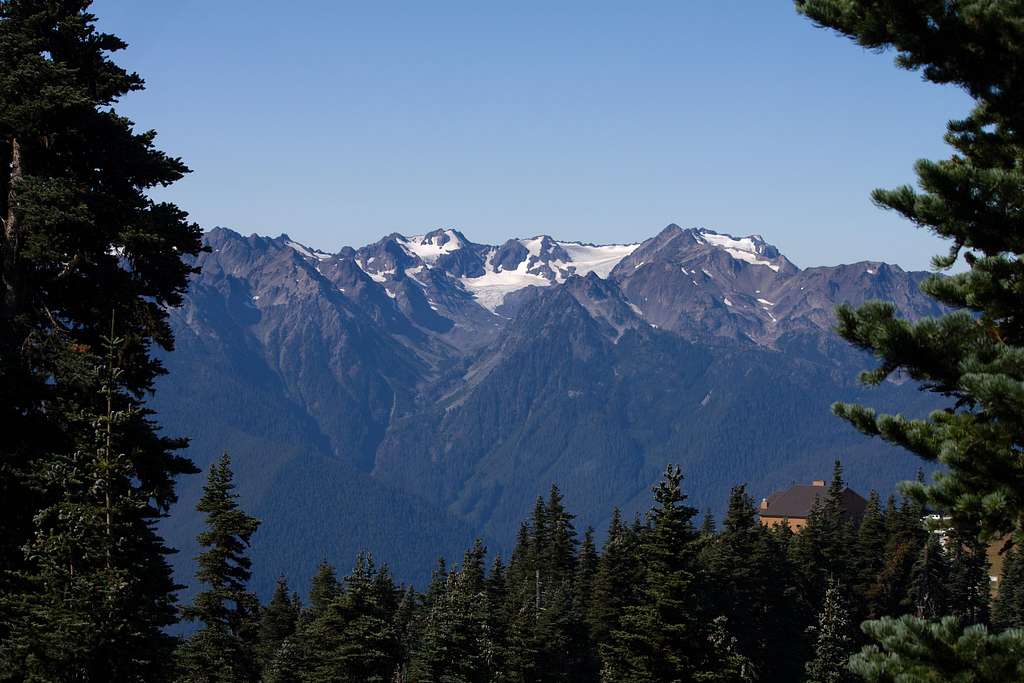 Mt. Olympus viewed from High Ridge Trail 