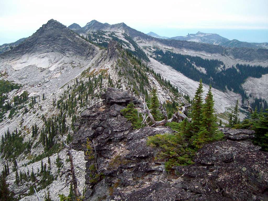 Looking south from Ridge above Harrison Lake