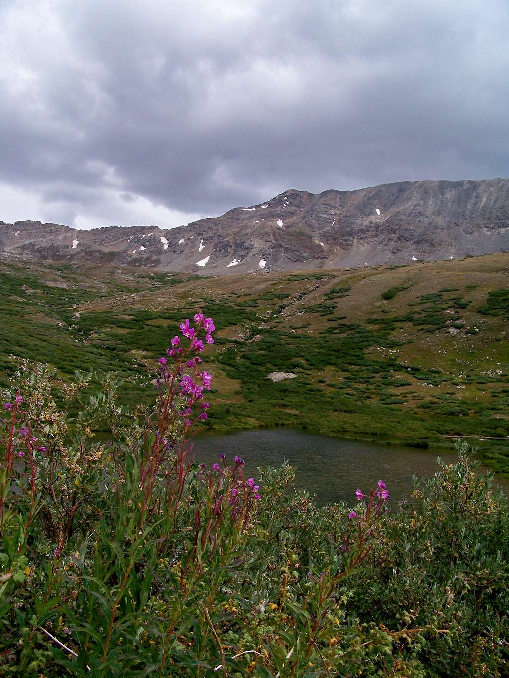 Mount Buckskin with pond