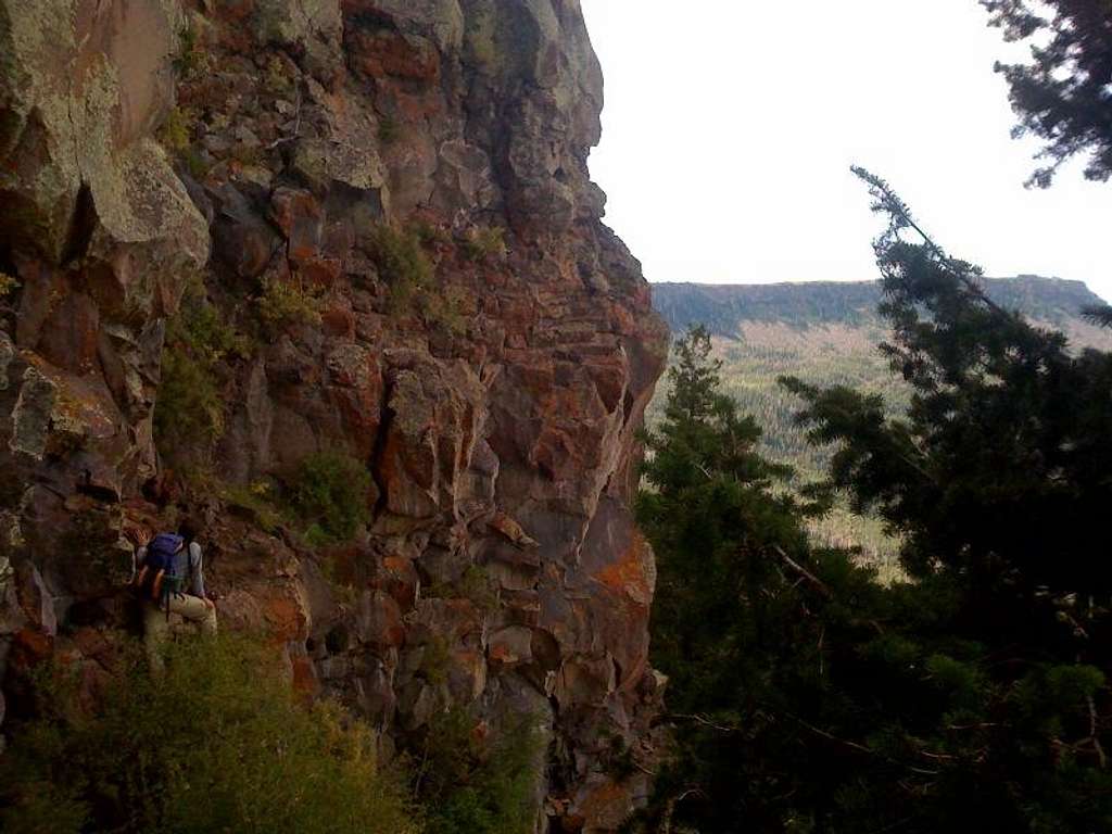 Mountaineering route on Grand Mesa