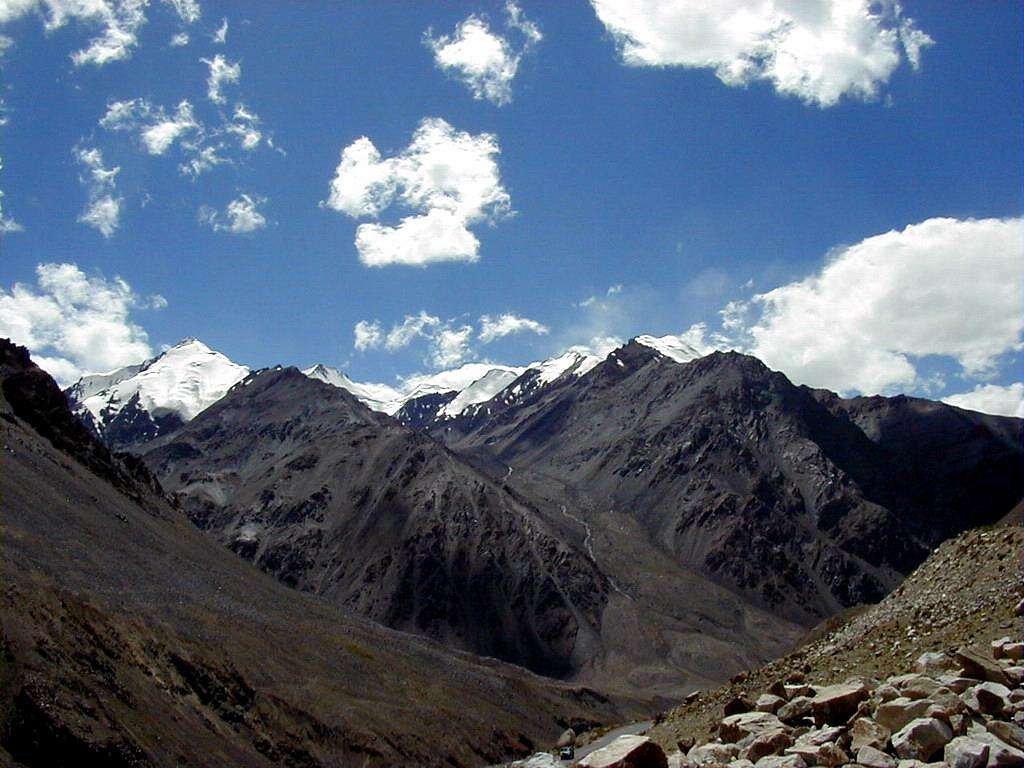 Mountains Near Khunjerab Pakistan