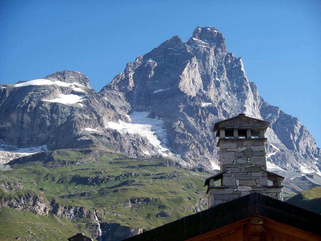 View of The Italian Ridge from Cervinia
