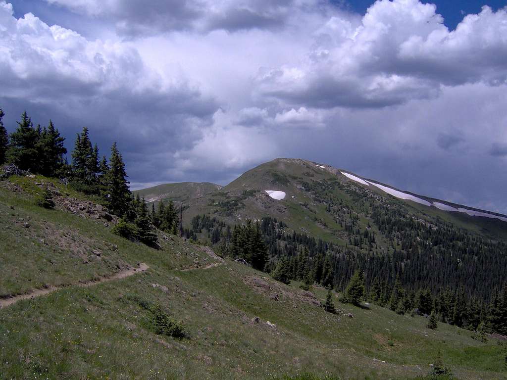 Clouds Building over Chapin Pass Trail