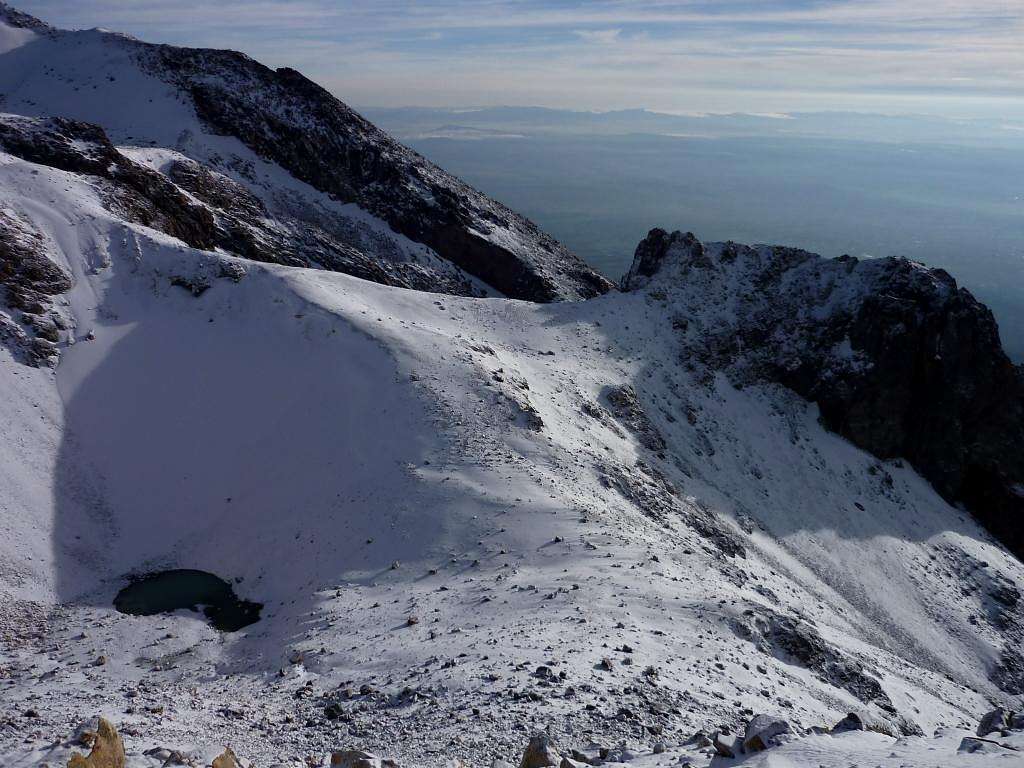 Glacial Lake seen from the Mendez Hut