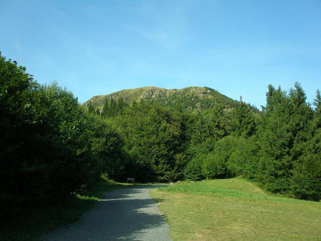 South face of Puy de Dôme