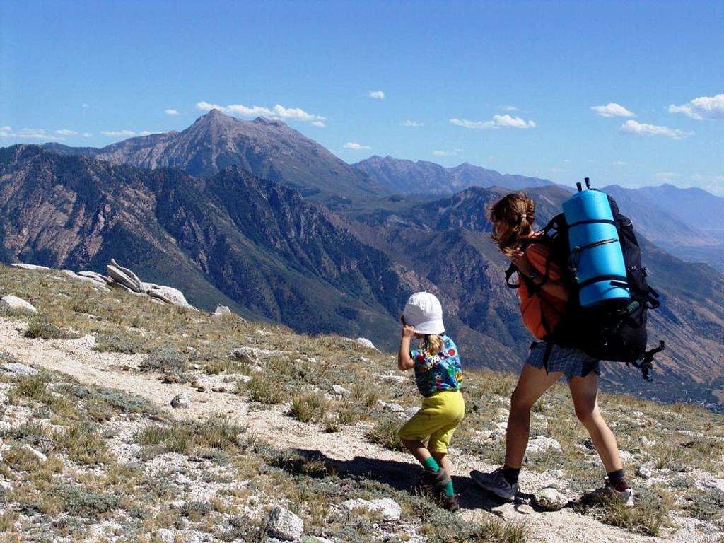 Mt Timpanagos from Lone Peak Trail_Yunona is 4