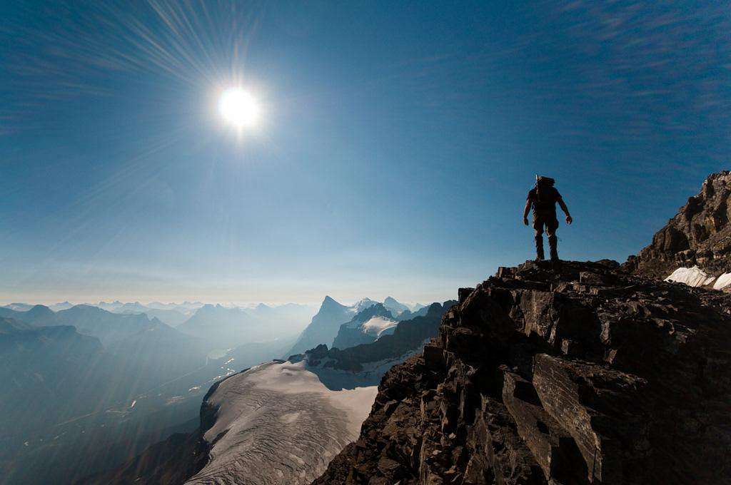 High on Sarbach's Summit Ridge