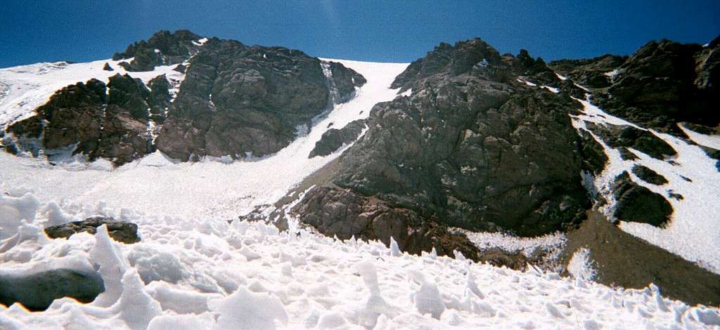 The Couloir on Cuerno