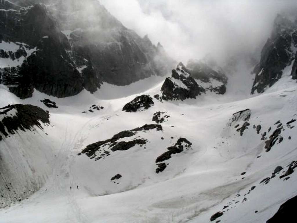 View of Colchuck Glacier...
