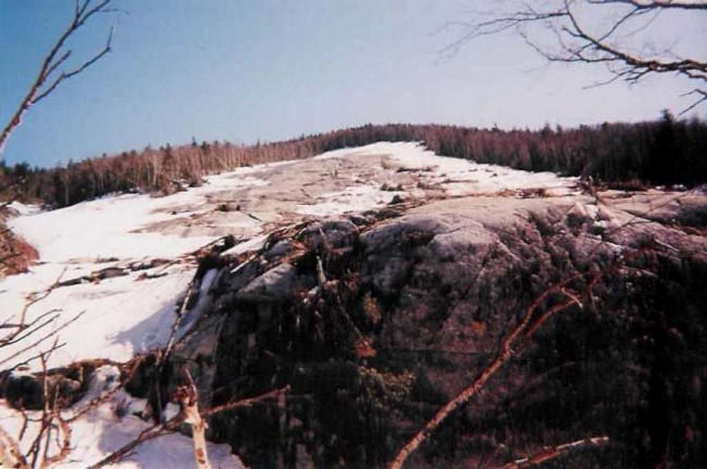 The 1999 Slide on Mt. Colden...