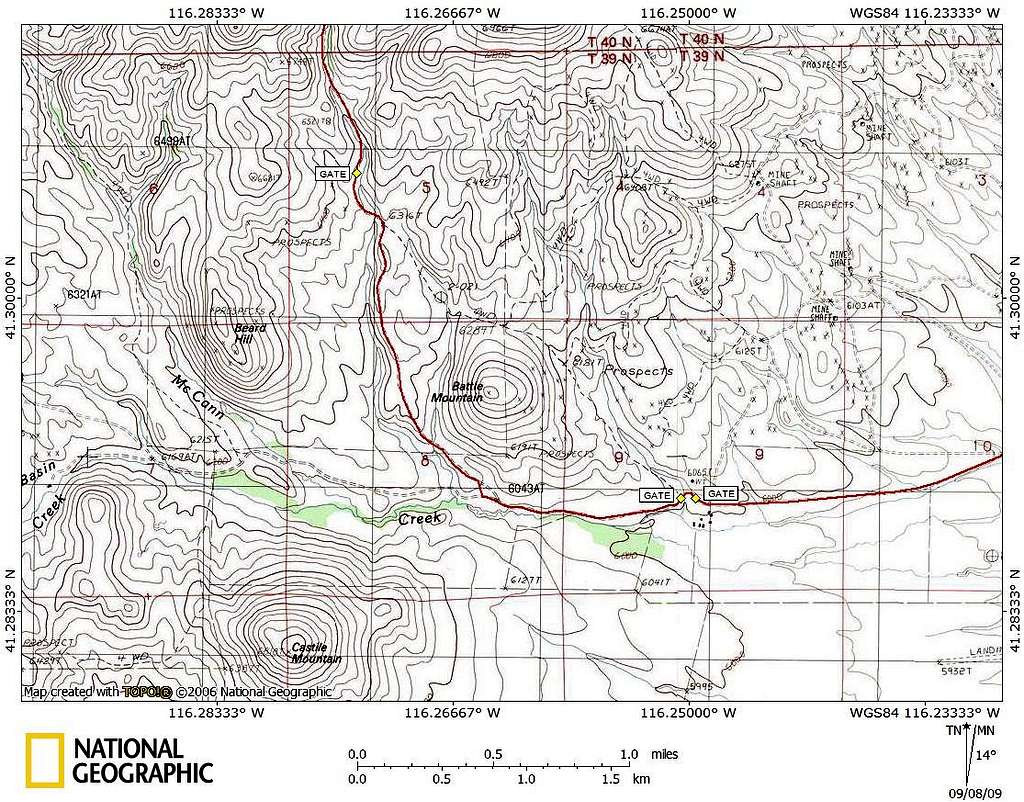 McCann Creek Mountain access route (3/5)