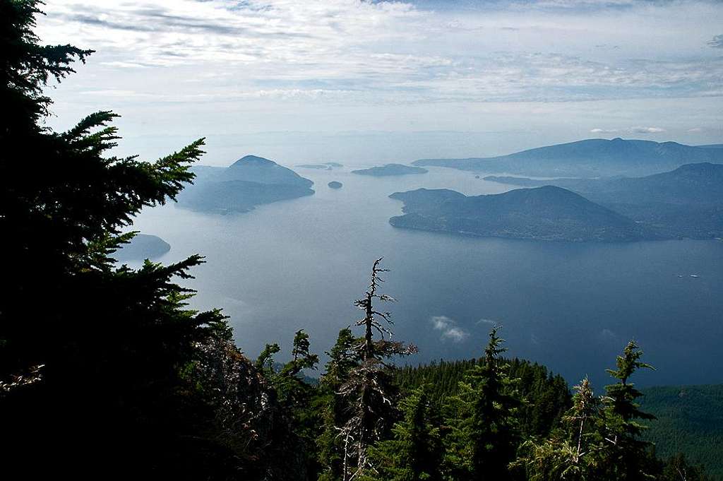 Looking out over Howe Sound