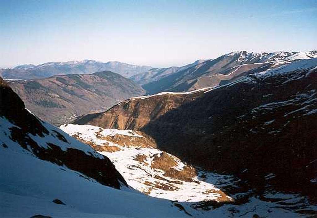 Approach to the Hourgade, looking back to the Ourtiga valley