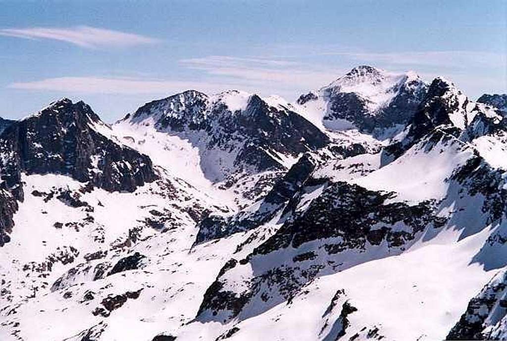 At the summit of the Hourgade, looking in the direction of the Perdiguère