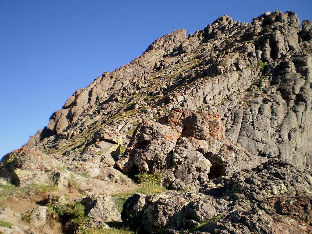 Lower section of the Southeast Ridge of Wetterhorn