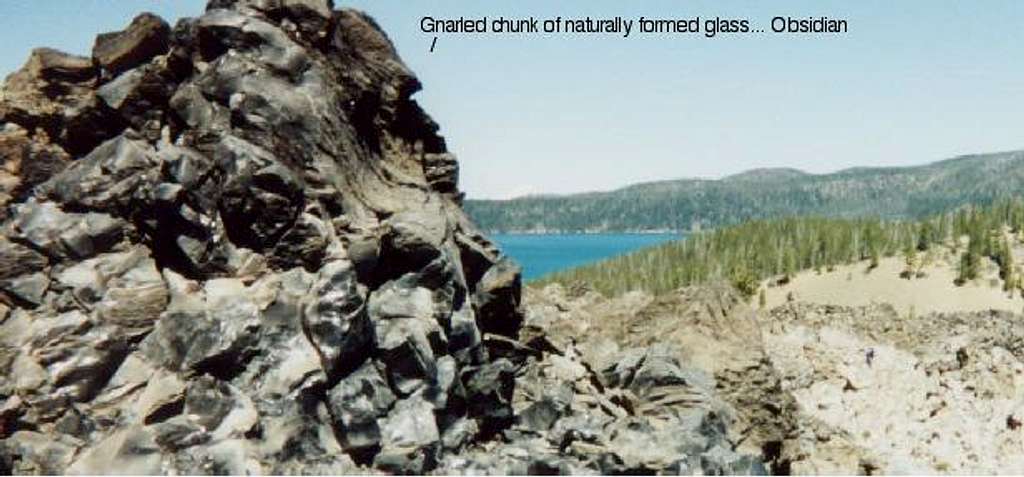 This chunk of obsidian is...