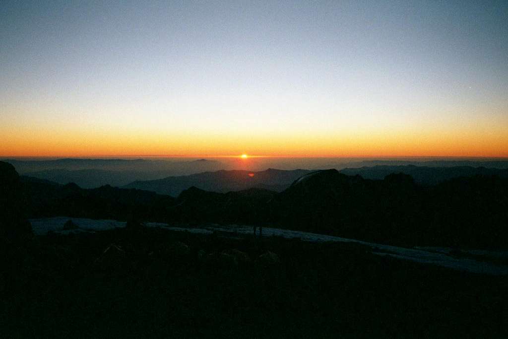 Nido Sunset from Aconcagua