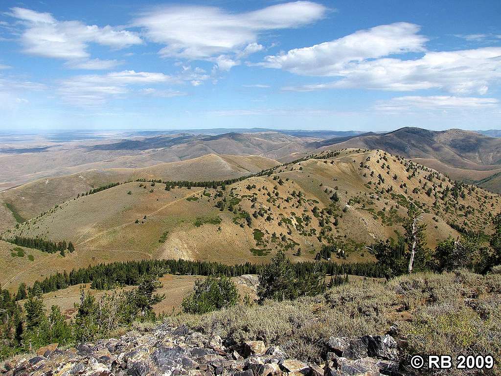 Porter Peak summit view