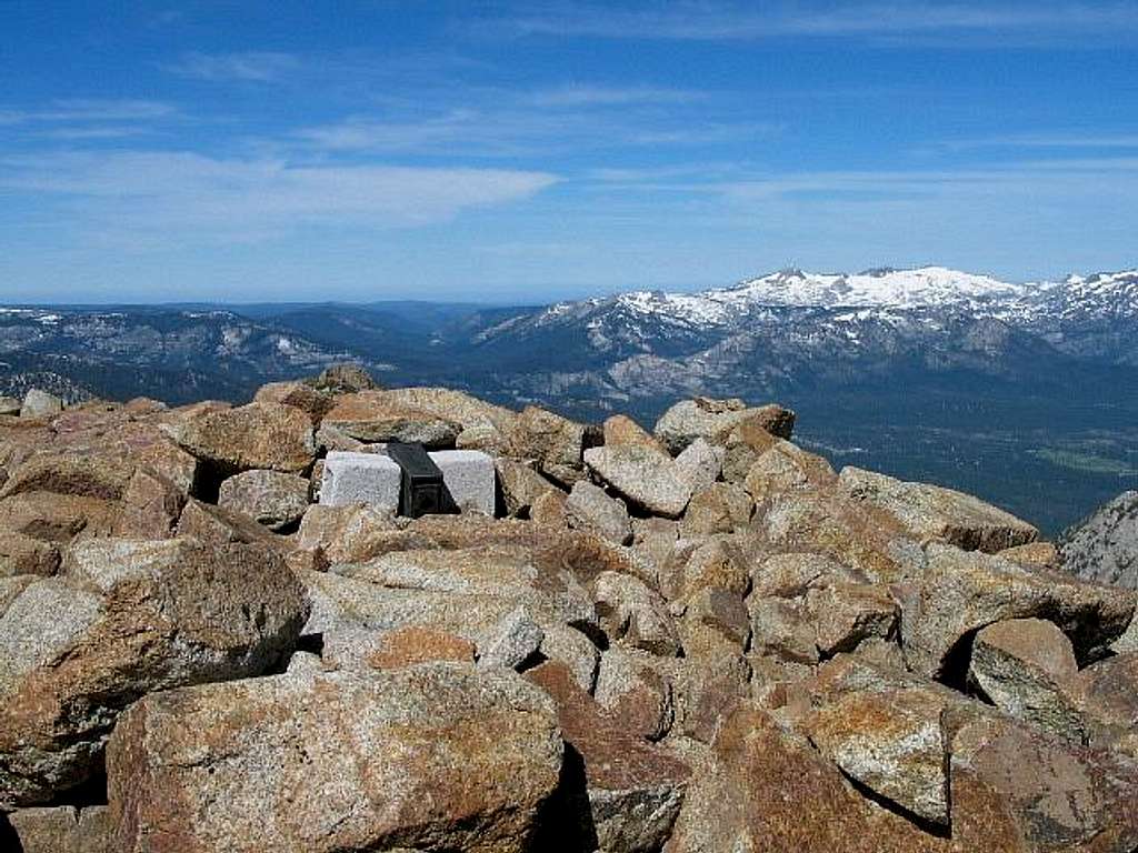 The summit of Freel Peak and...