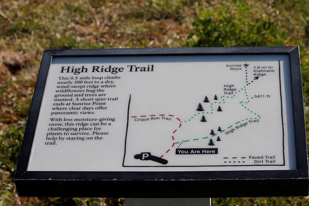 High Ridge Trail - A Map to Get You Oriented