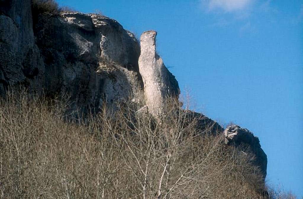 Pouilly cliff