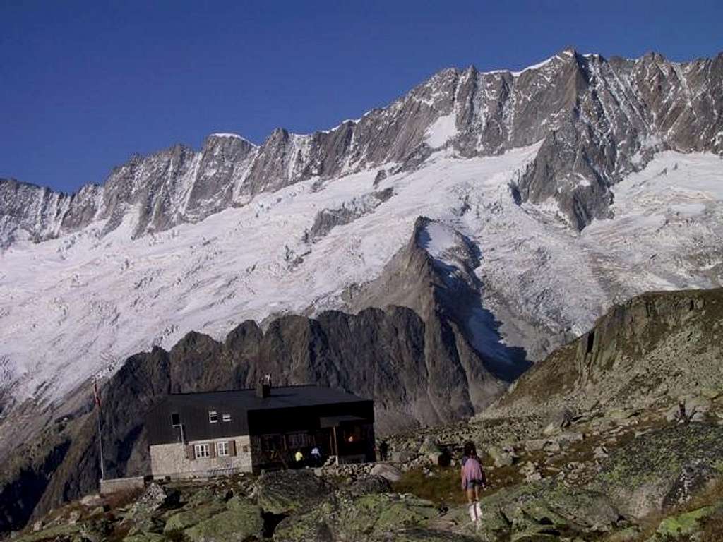 Bergsee hut with Dammastock