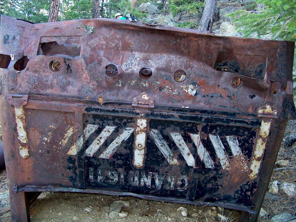 Old Mining Equipment, NW Gully