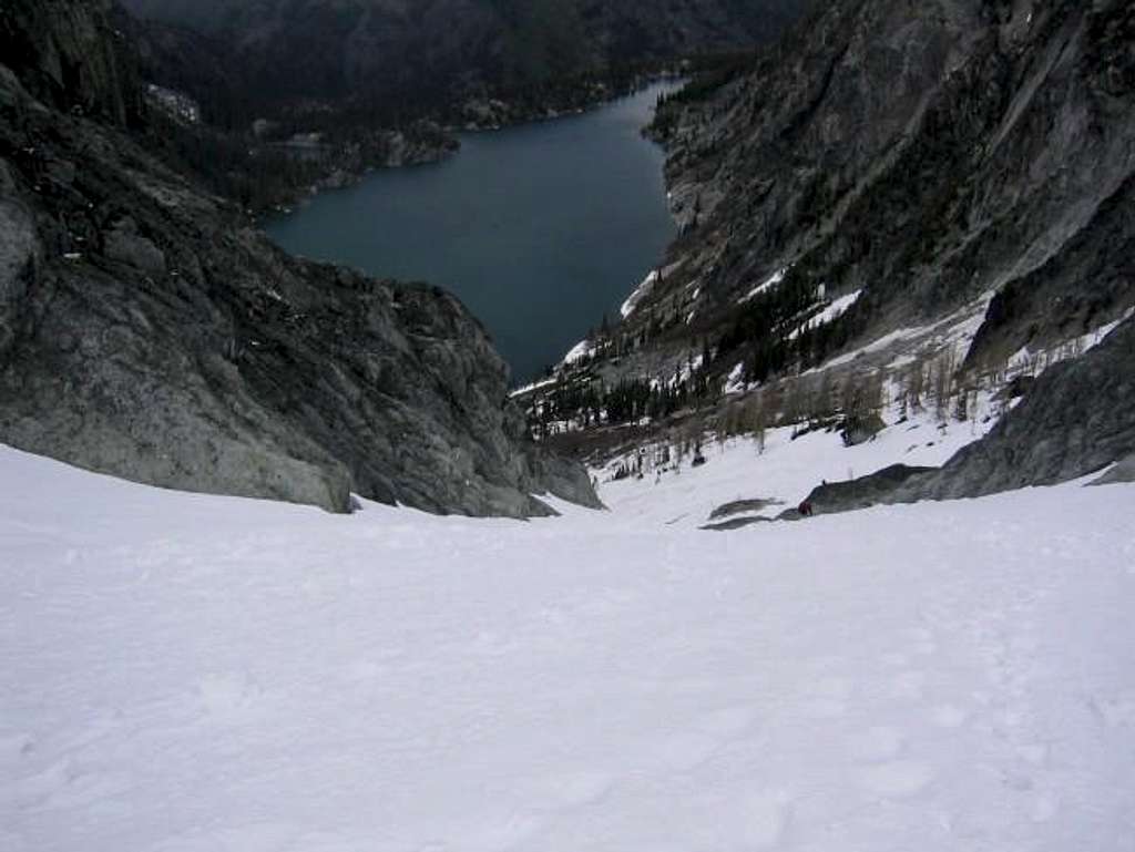 Colchuck lake seen from...