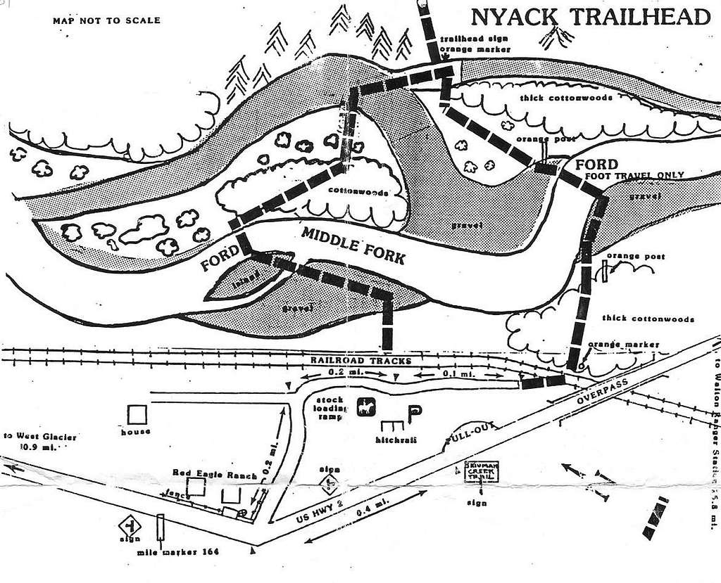 Loneman Trailhead Map