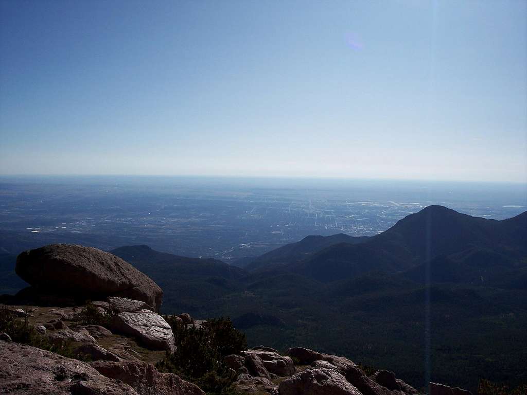 Colorado Springs In the Distance