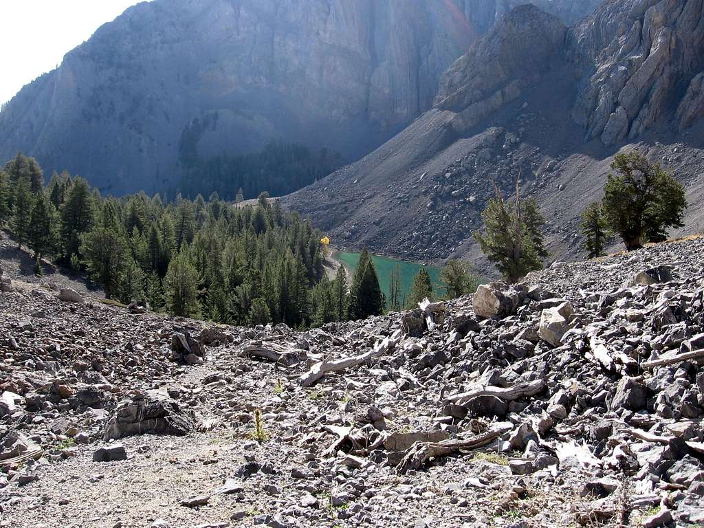 Mid-way through the Gully