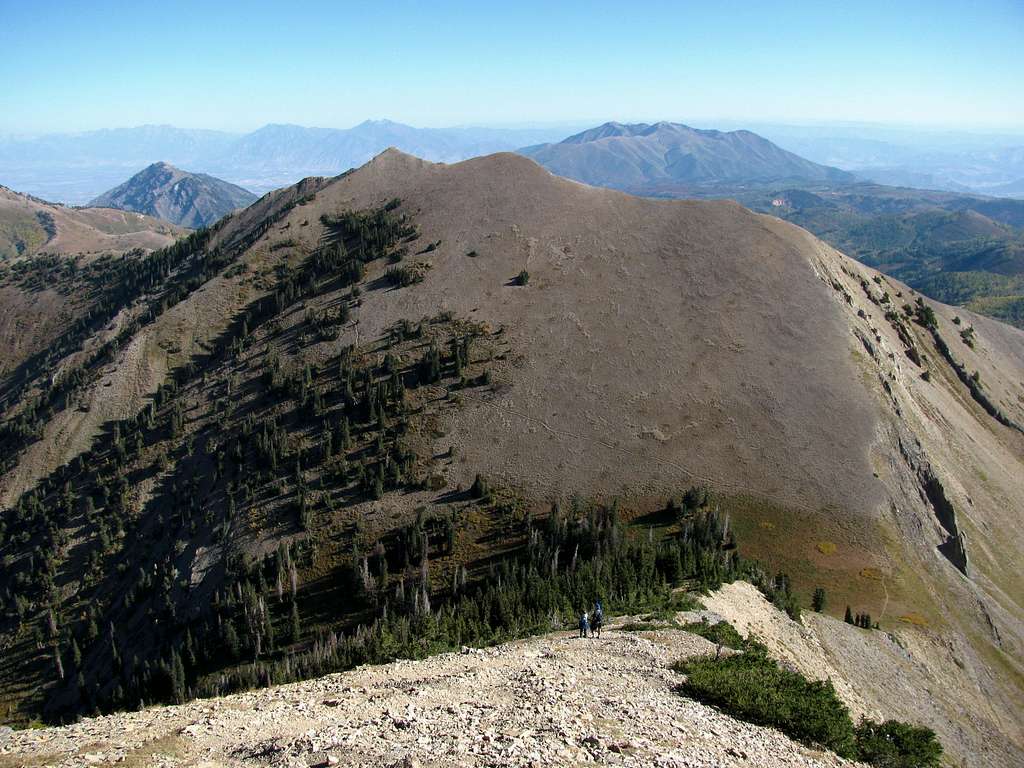 North Peak from Nebo north ridge