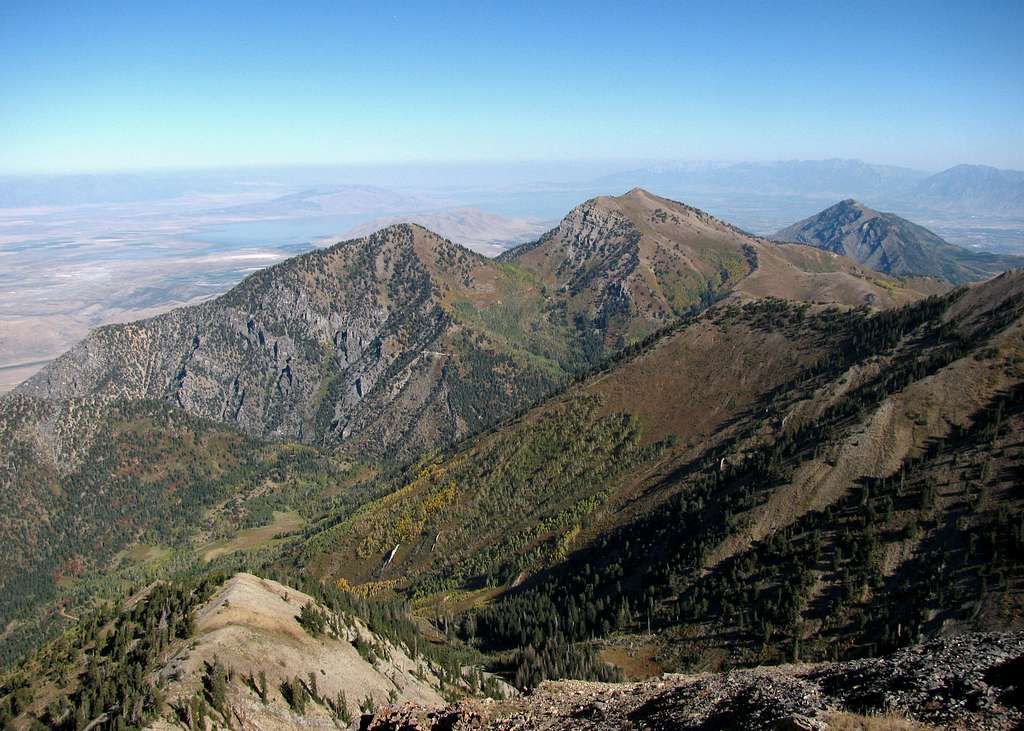 View north from Nebo sub-peak