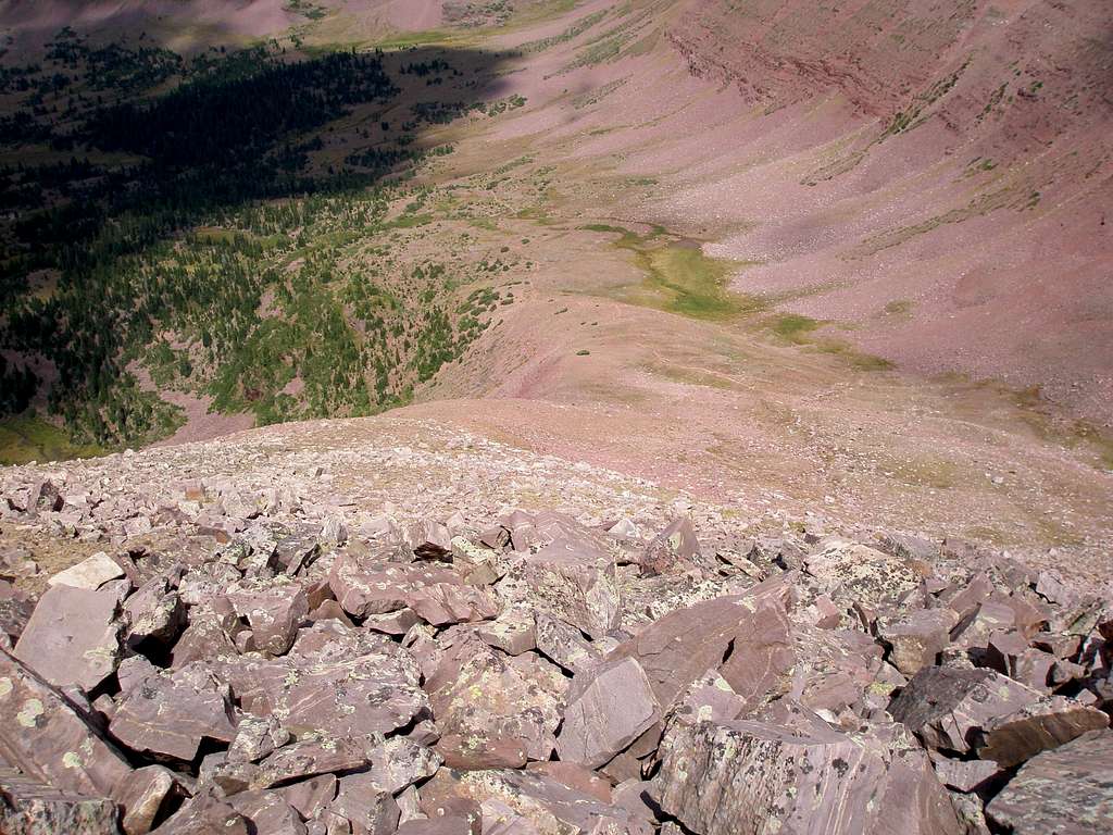 East-northeast ridge of Oweep Peak
