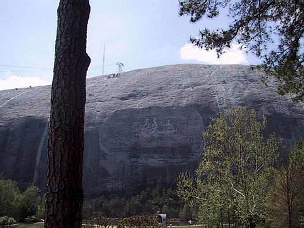 Stone mountain and the...