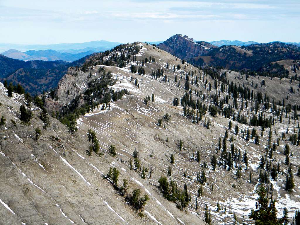 The South Ridge of Bullen Hole Peak