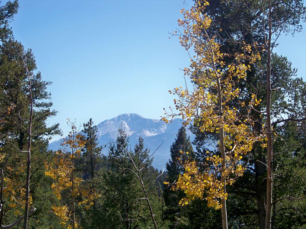 Pikes Peak in Autumn